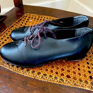 Capezio’s lace-up tap shoes, size 4.5 adult/big kids